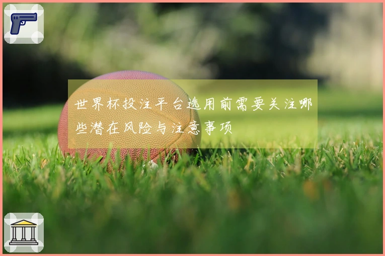 世界杯投注平台选用前需要关注哪些潜在风险与注意事项